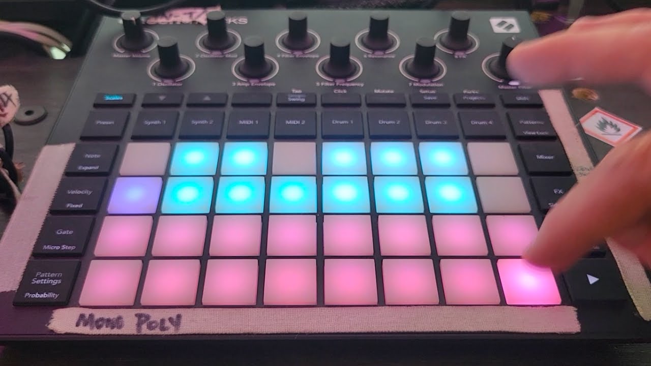Novation Circuit Tracks Selecting Keys or Scales vs Chromatic (not all piano keys work)