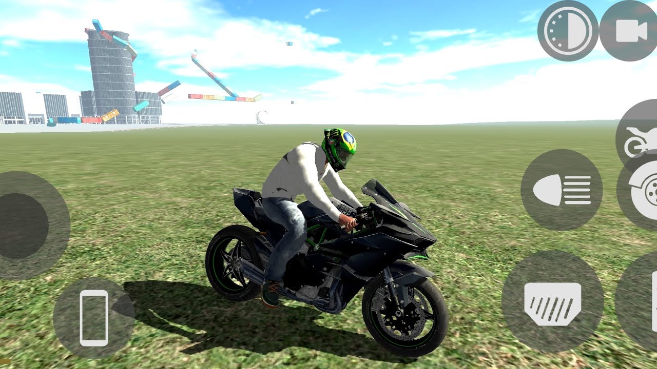Stunt with h2r in Indian bike driving 