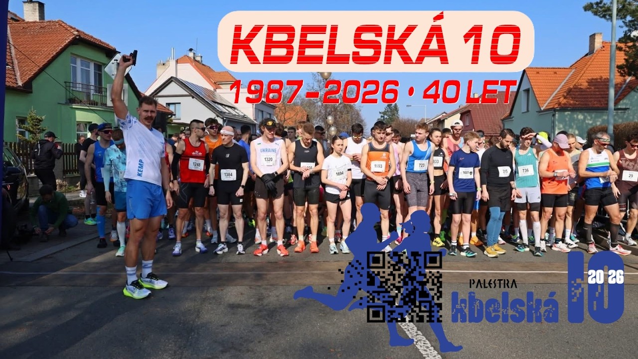 PALESTRA Kbelská 10 - 40. let - 2026 - 10 km road race Prague (Kbely) - 40th year 🇨🇿