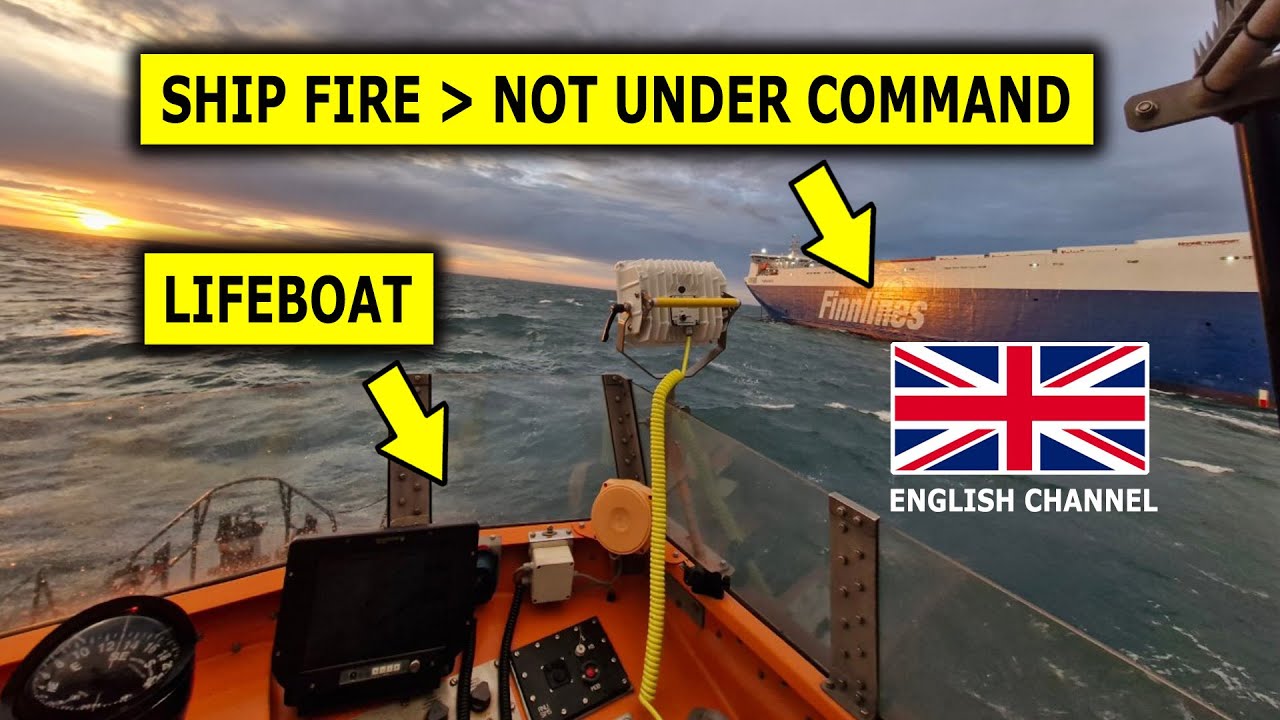 🆘 Судно RoRo ПОТЕРЯЛО ДВИЖЕНИЕ после пожара в машинном отделении 🔥 в Ла-Манше ⚠️ Finnlines Finnwave