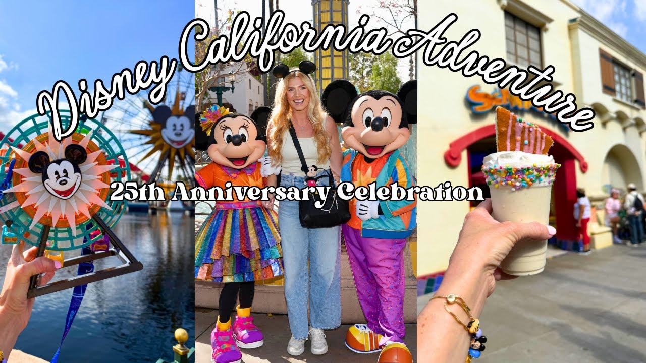 Celebrating Disney California Adventure Park's 25th Anniversary - NEW Food, Outfits, and MORE