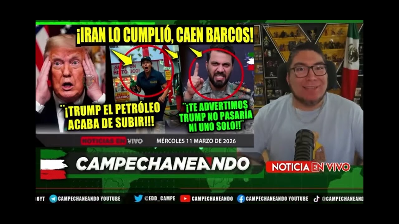 Trump derrotado por irán caen barcos 