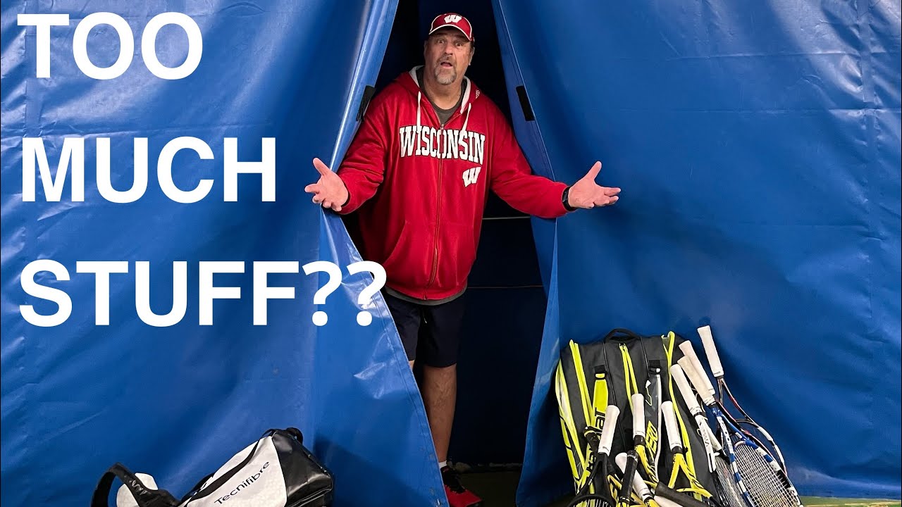 Bag Check! All my tennis equipment and then some!