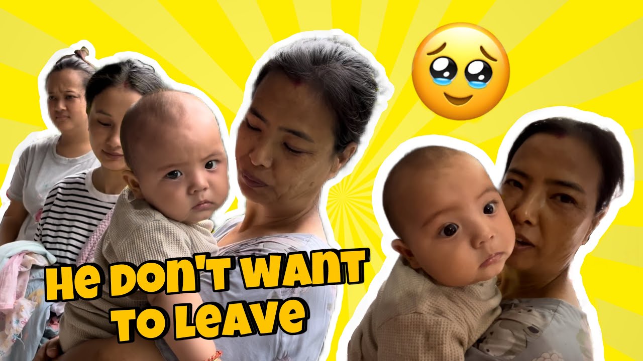 Going back to Gangtok 🤗 ||Puchu don’t want to leave his Grandma 🥹