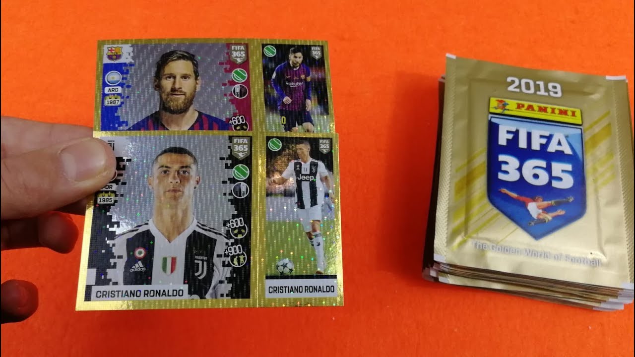 MESSI e RONALDO in BUSTINA! Apertura FIFA 365 2019 Sticker Challenge
