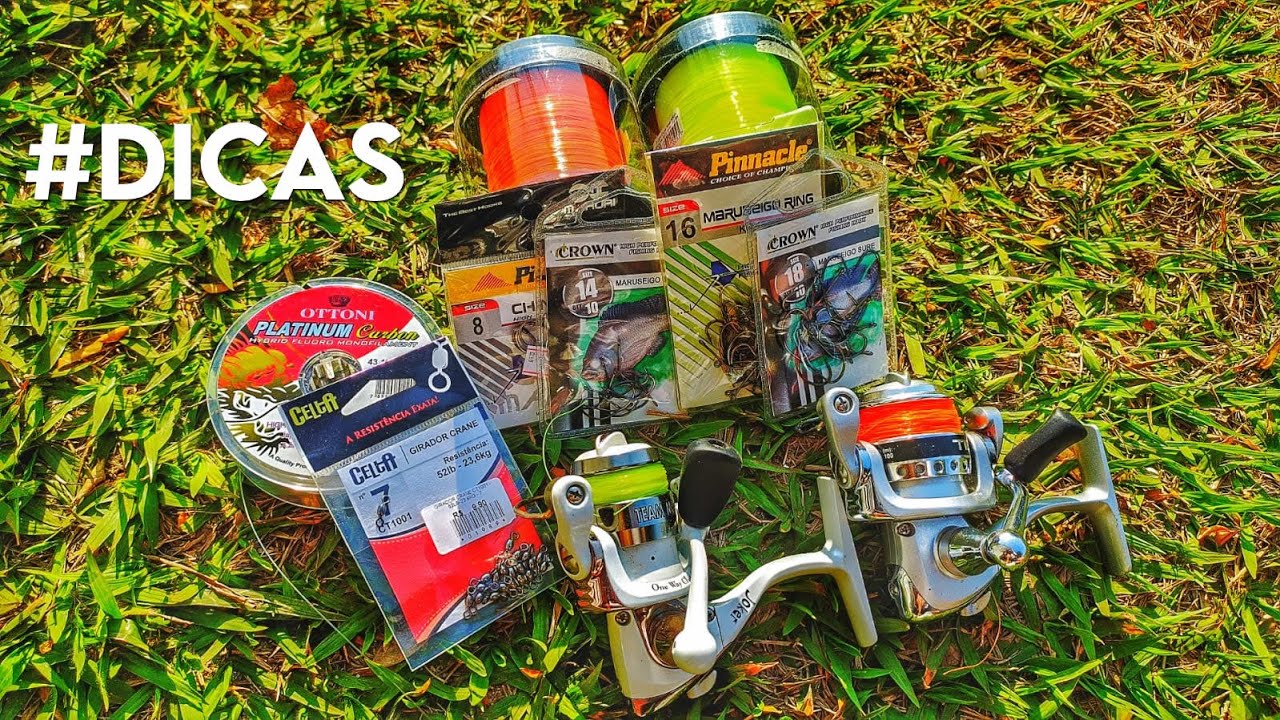 ANZÓIS, LINHAS E MOLINETES - DICAS EQUIPAMENTOS ULTRALIGHTS  - MOUSTACHEFISHING - ULTRALIGHT #29