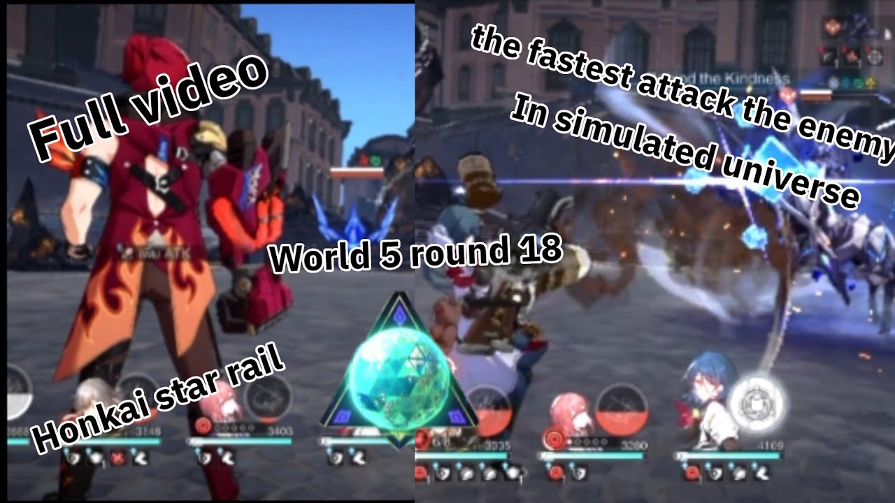 Full video the fastest attack the enemy world 5 round 18 in simulated universe honkai star rail 