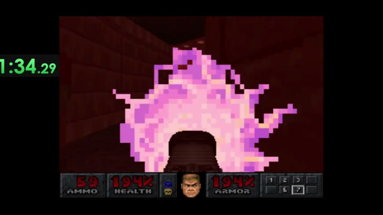 Final Doom PlayStation 1 Virgil UV Speedrun in 2:44:00