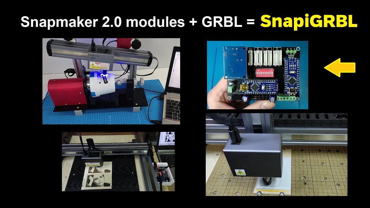 Snapmaker 2.0 modules + GRBL = SnapiGRBL
