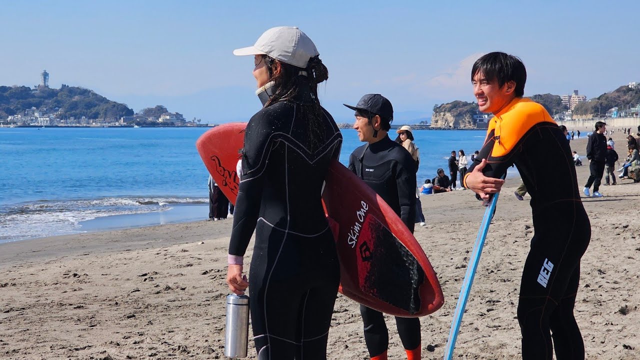 【LIVE配信 21.Feb.2026.波情報 七里ヶ浜】鎌七里ヶ浜ライブカメラ 波動画スキムボード #今日の波 #beachlife