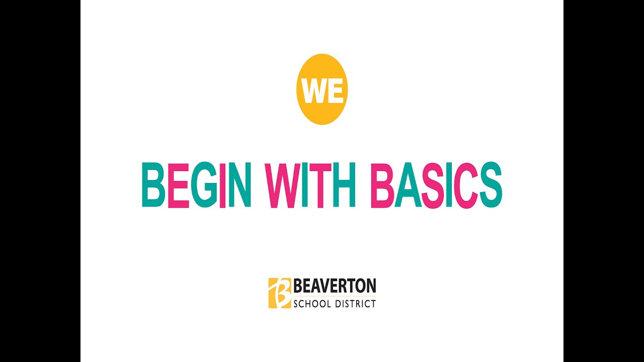 Kindergarten #1 -  Begin with Basics