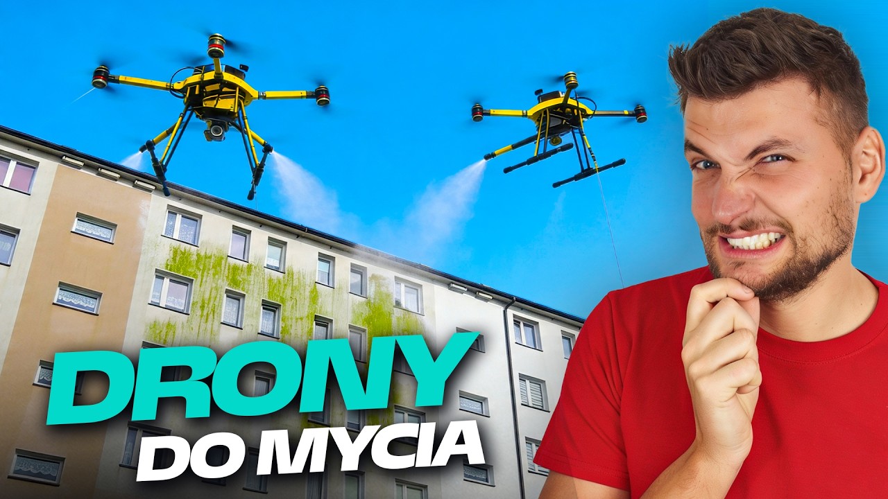 POZBAWI MNIE ROBOTY? mycie elewacji dronem | DOMINIK MALUJE
