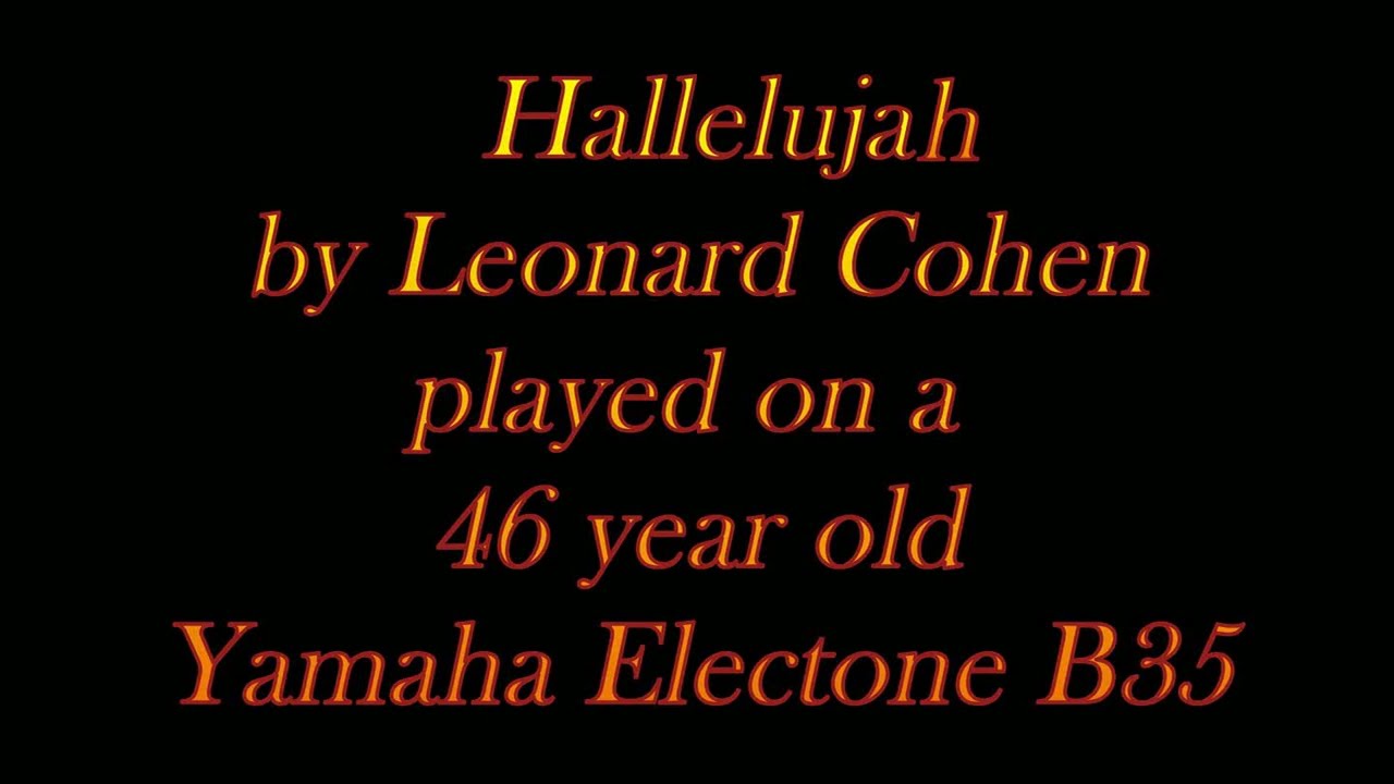 HALLELUJAH with lyrics