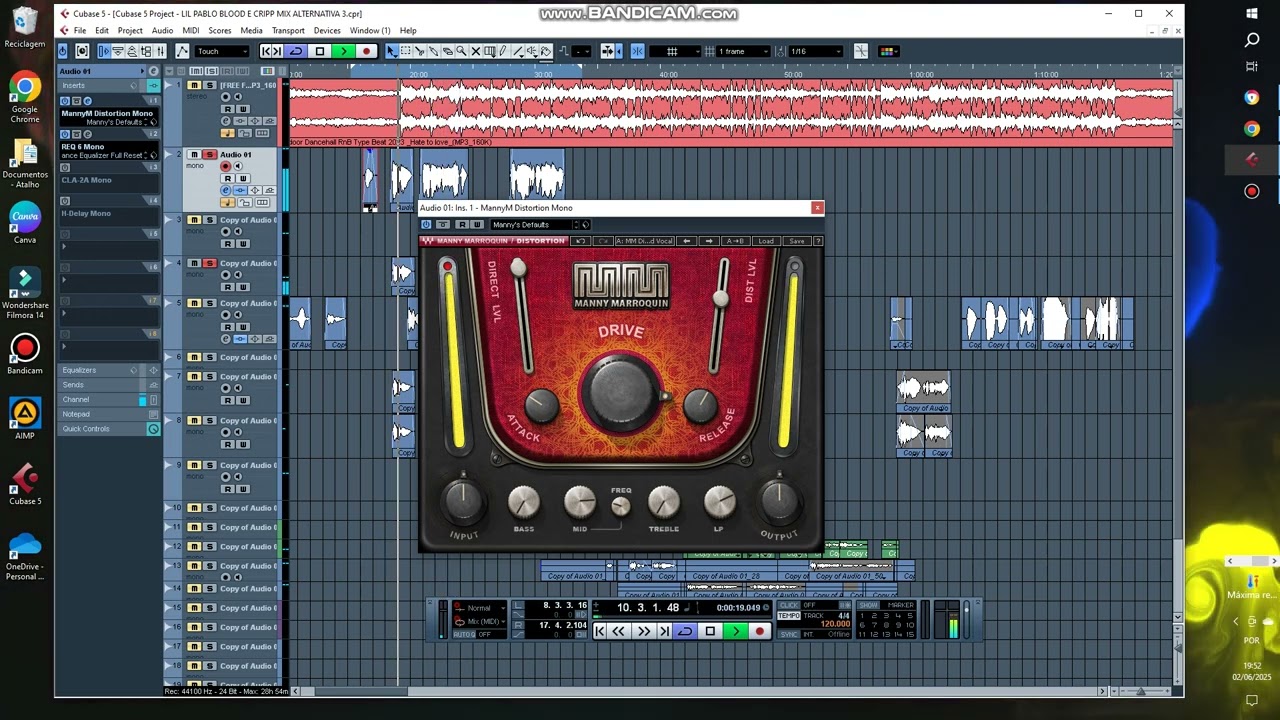 NOVA TENDENCIA NAS MIXAGENS ATUAIS CUBASE 5 AO