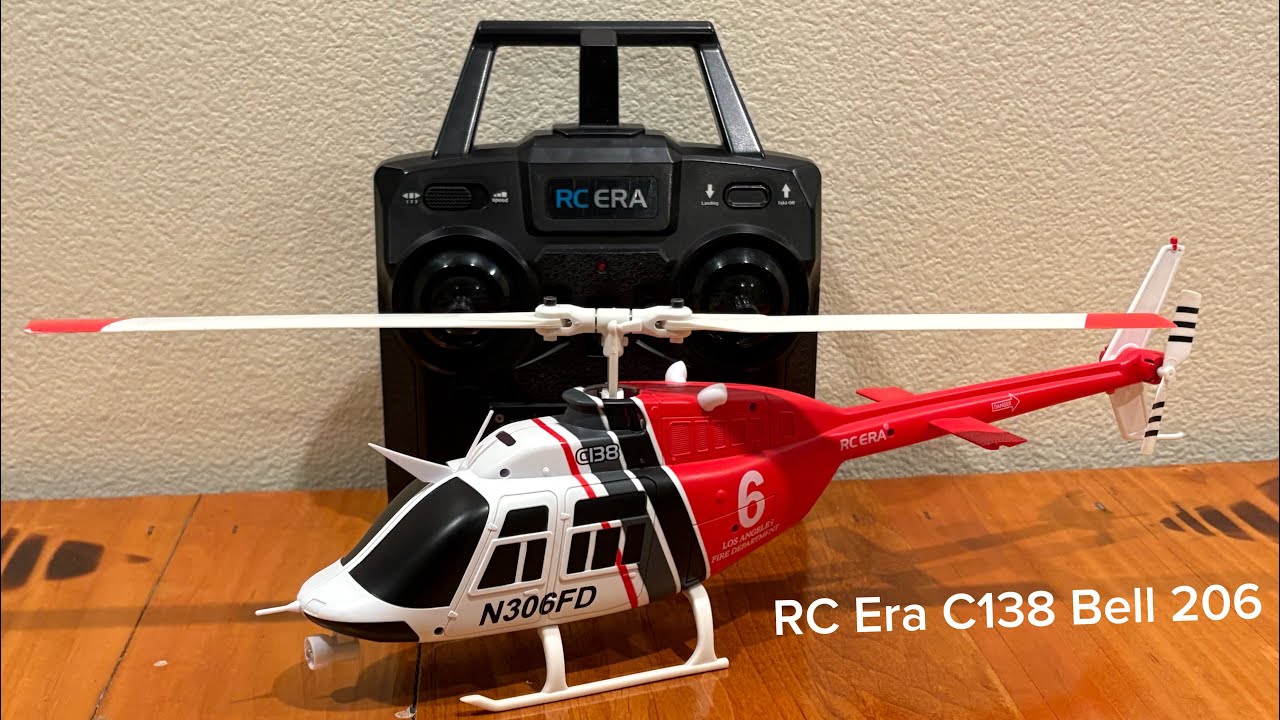RC Era C138 Bell 206 Review & Maiden Flight RTF RC Helicopter 
