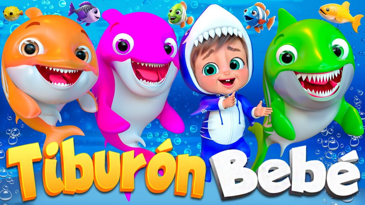 Tiburón Bebé Hace Pop Pop Pop | canciones infantiles y rimas infantiles  @SuperLucaEspanol