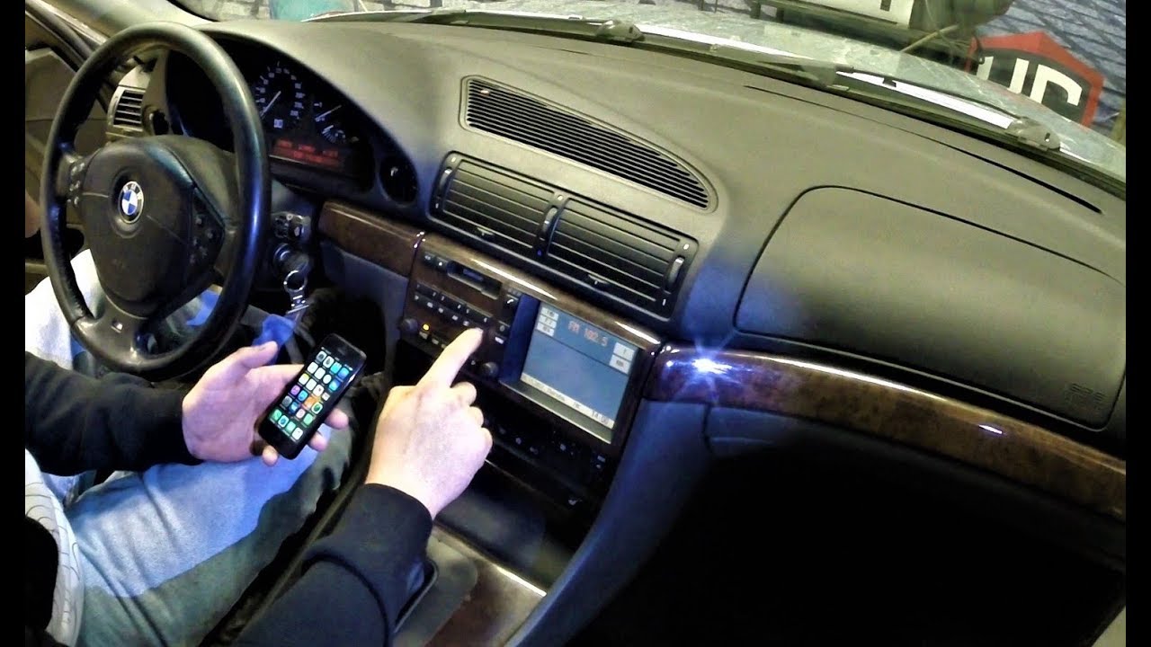 BMW E38 как подключиться к штатной магнитоле !