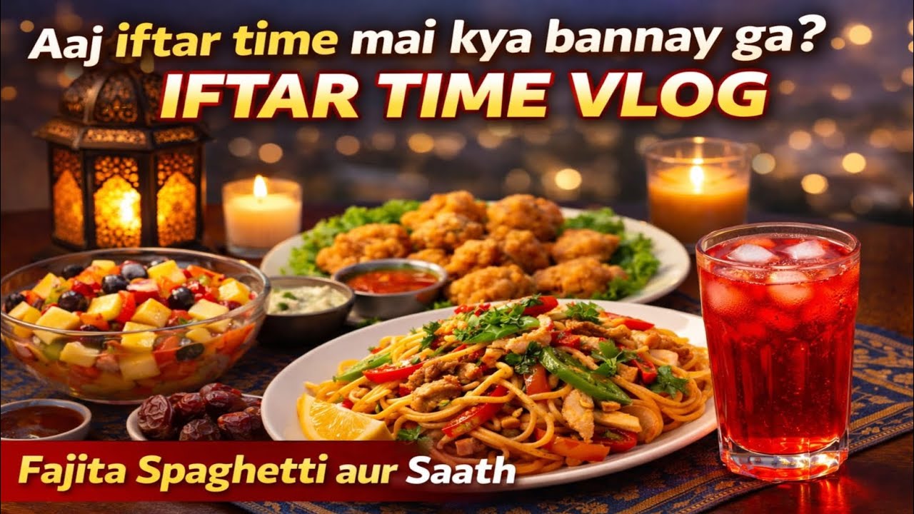 Quick & Easy Chicken Fajita Spaghetti | Iftar Special Recipe 