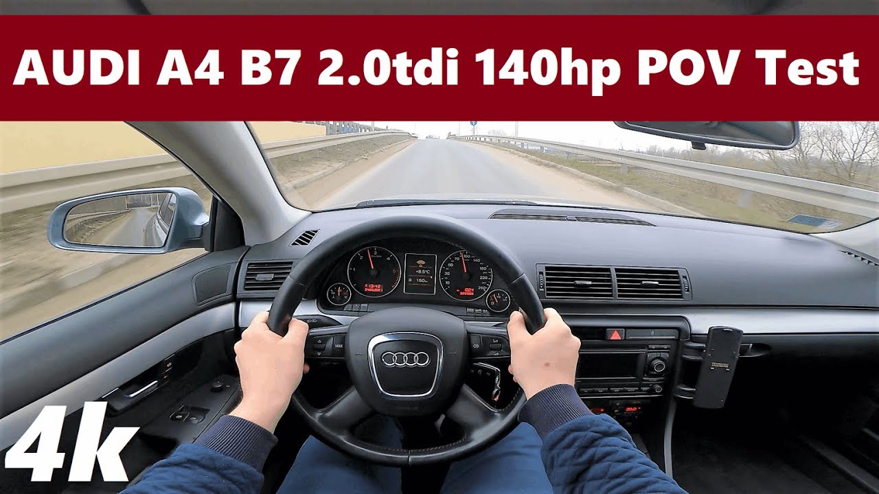 Audi a4 b7 (2007) 2.0 tdi 140hp POV DRIVE Acceleration | Test After 320 000km | Walkaround | 4K #19