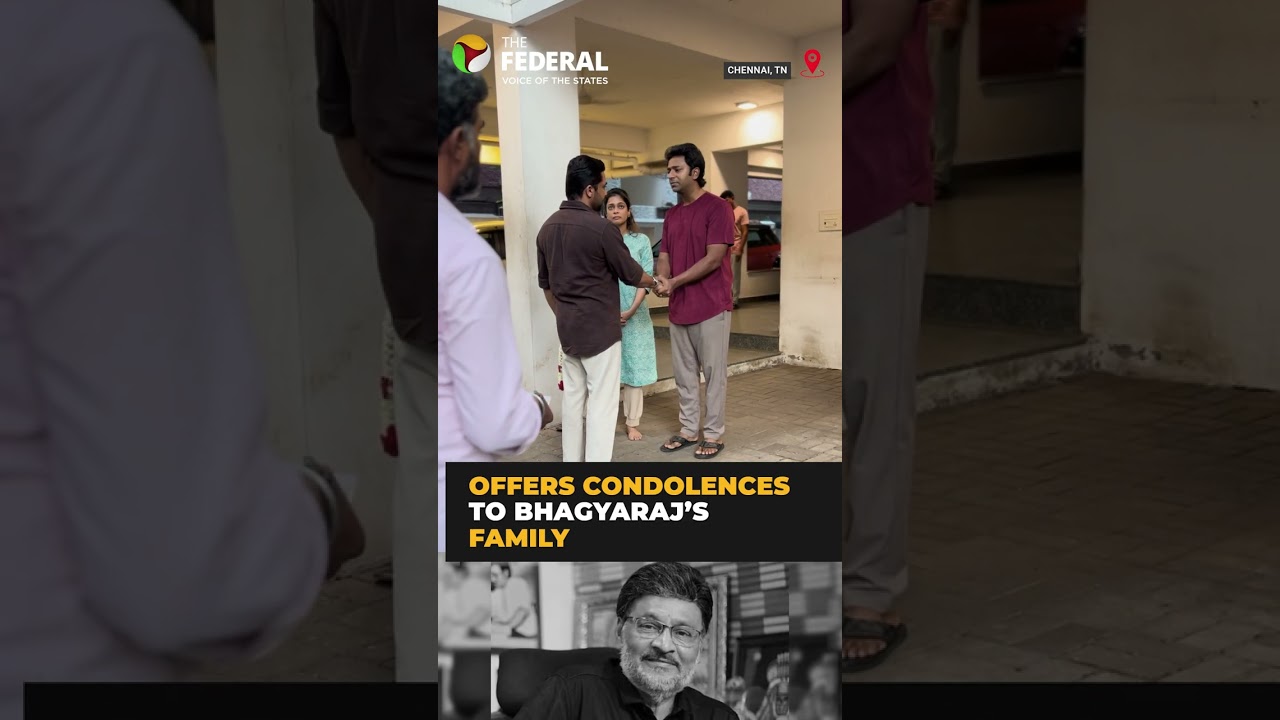 Bhagyaraj's death: Actor Suriya meets Shanthanu, offers condolences | #shorts
