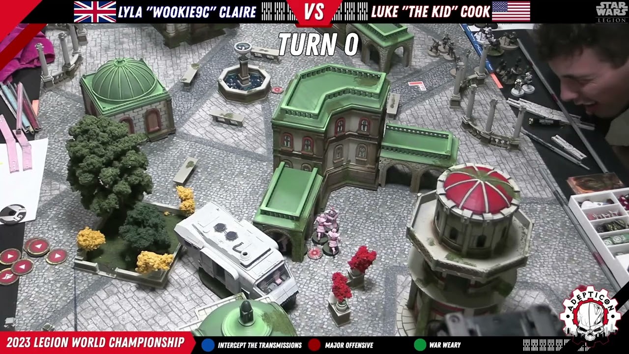 2023 Star Wars Legion Worlds Finals Adepticon Luke Cook vs Lyla Claire