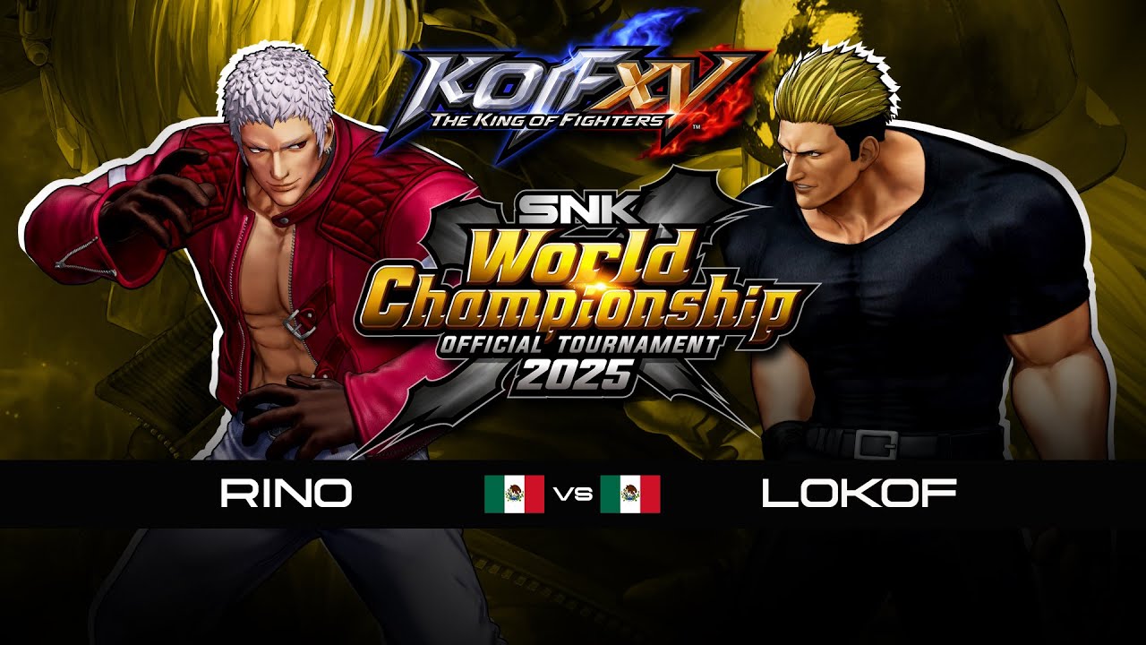 KOF XV 🇲🇽 RINO против LOKOF 🇲🇽 | Чемпионат мира SNK 2025 | THE KING OF FIGHTERS XV #SWC2025