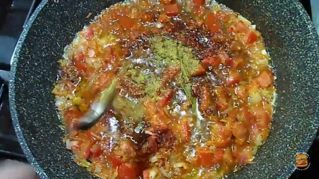 Котлеты в духовке со спагетти с подливкой