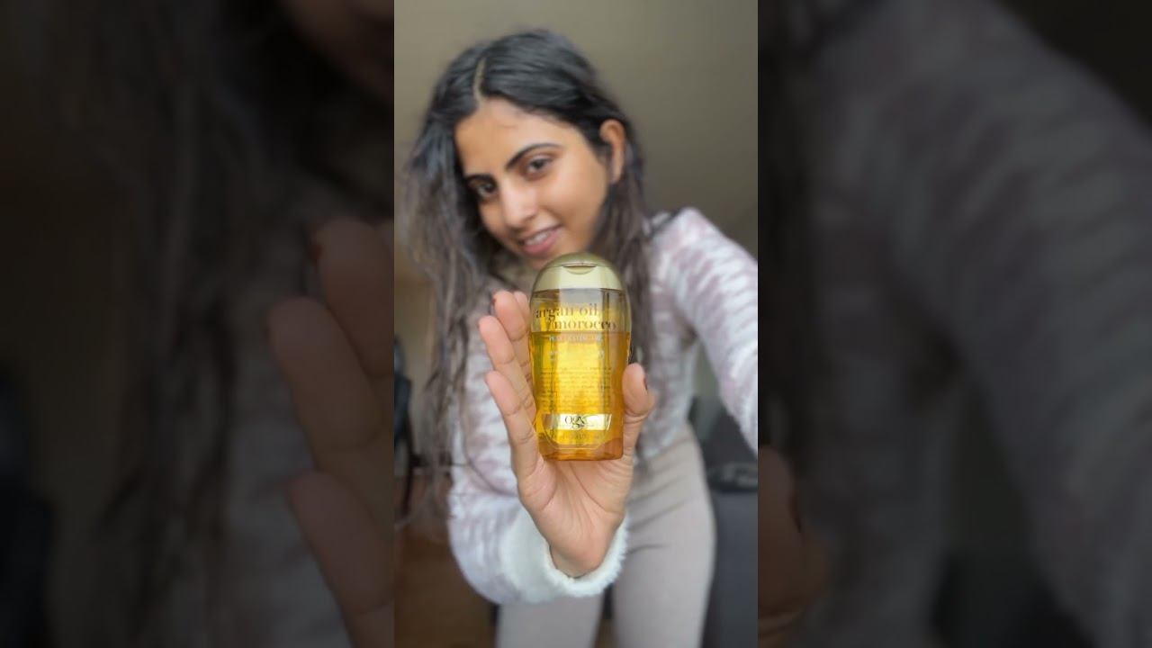 Benefits of argan oil after hair wash! #shorts