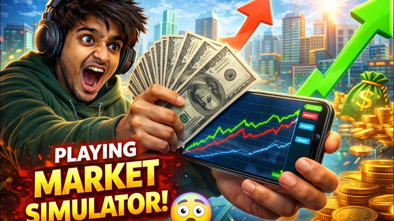 Playing Market Simulator Goona Crazy 😧