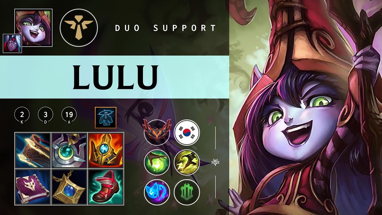Lulu Support vs Vel'Koz - KR Grandmaster Patch 26.02