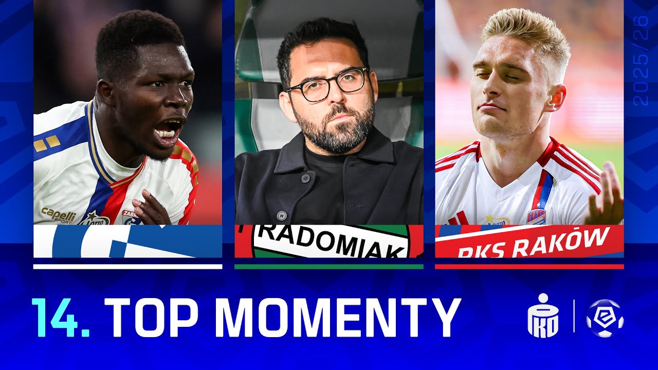 Wszystkie gole 14. kolejki | TOP MOMENTY | Ekstraklasa 2025/26