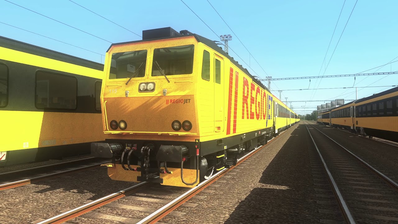 PART 1 -  OpenRails - RJ 1015 - Praha Hl.n. -- Návsi - RJ 162 115