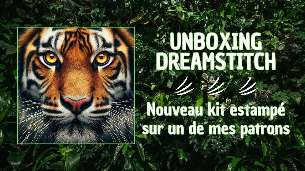UNBOXING DREAMSTITCH : Mon patron en kit estampé #unboxing #pointdecroix #puntodecruz