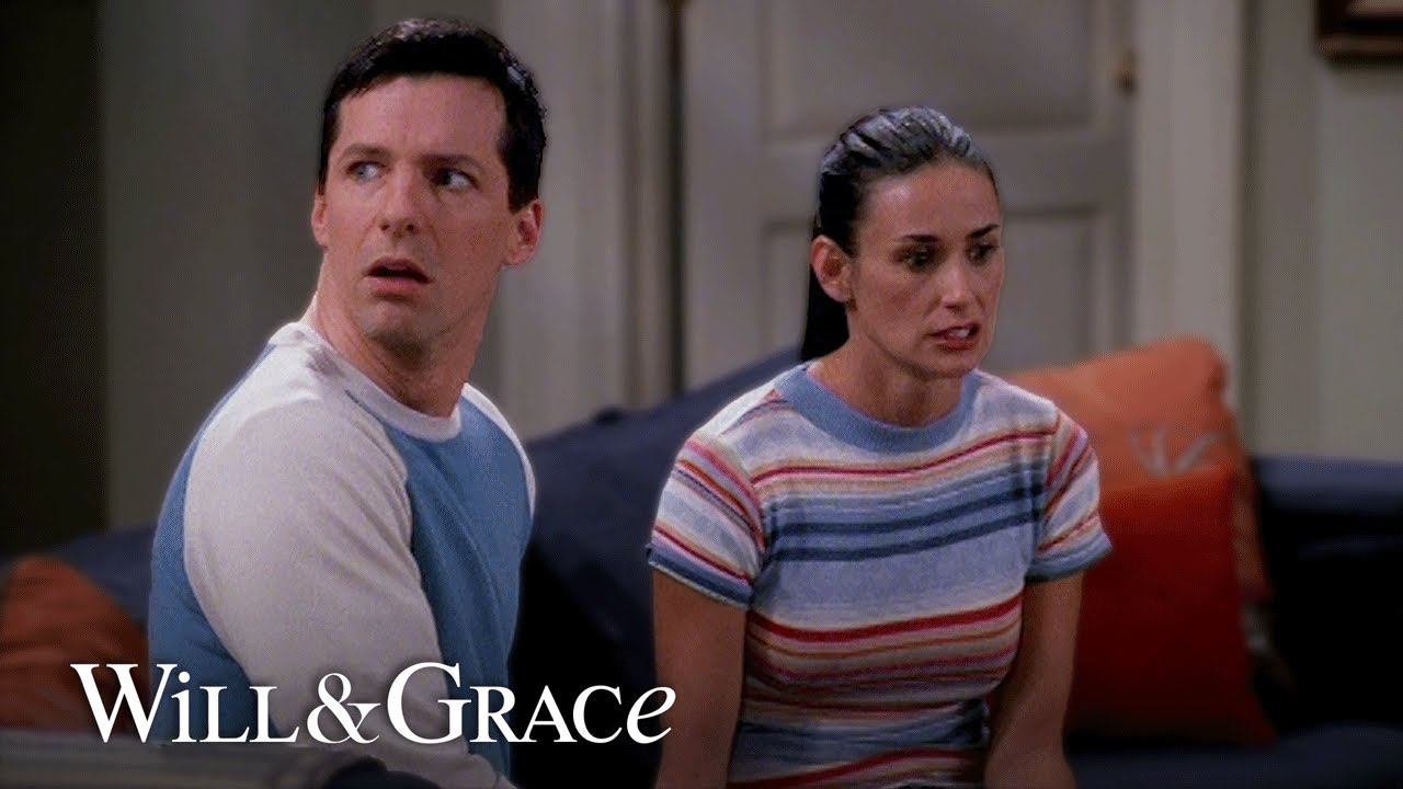 Jack's VERY strange relationship with old babysitter (Demi Moore Guest Stars)  | Will & Grace