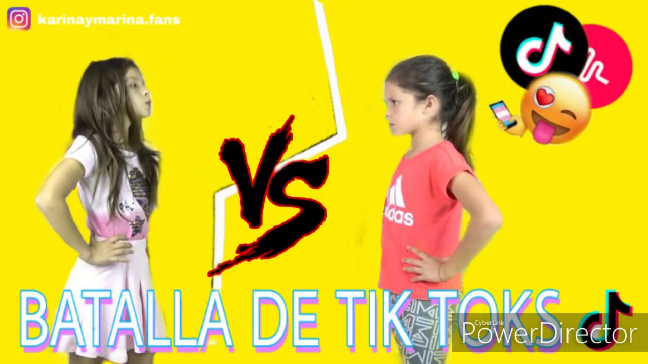 🤳BATALLA DE TIK TOKS 🤳Karina vs Marina|Karina y Marina fans
