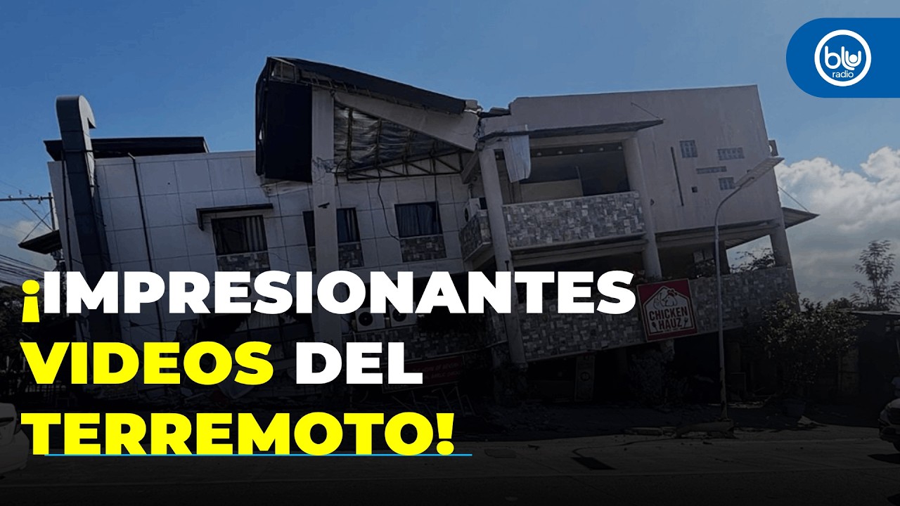 Devastador TERREMOTO DE 7,8 en Filipinas deja decenas de muertos y miles de desplazados | Videos