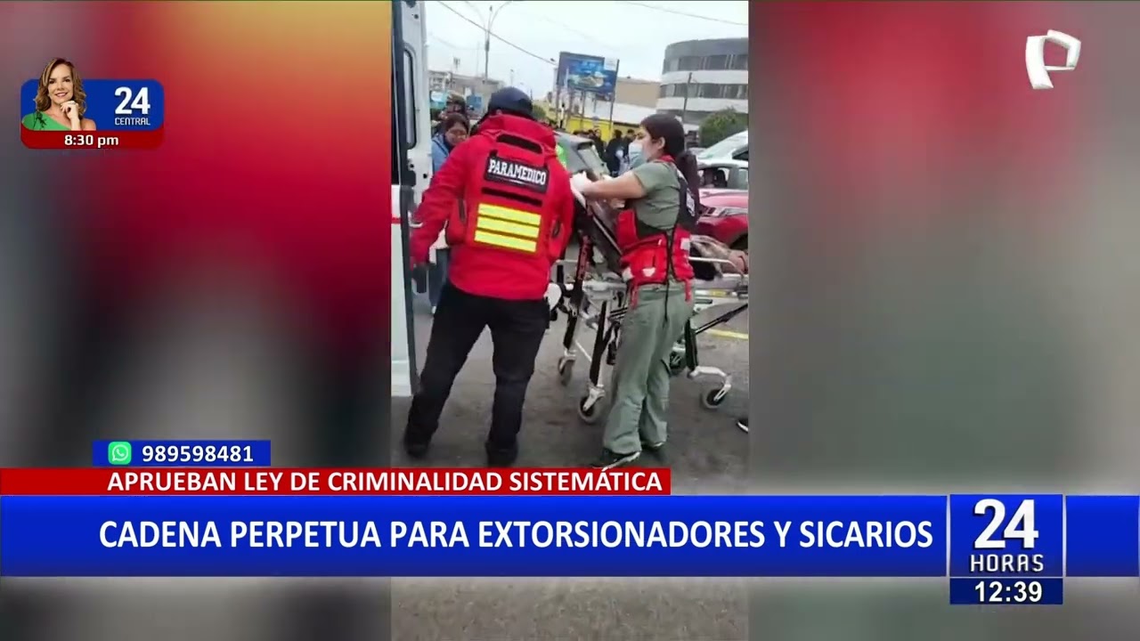 Congreso aprueba ley de criminalidad sistem&aacute;tica con penas severas para sicarios y extorsionadores