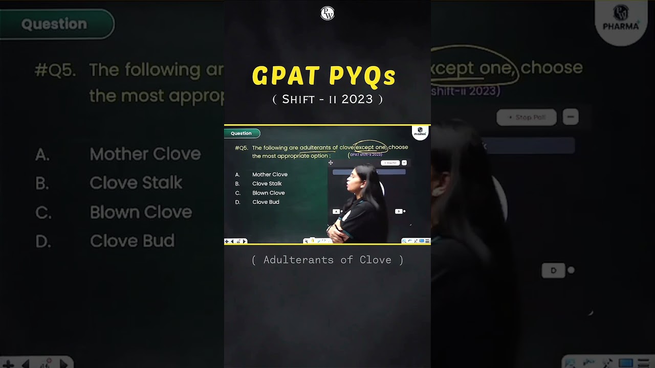 Adulterants of Clove | Important Topic for RRB Pharmacist & Other Exams