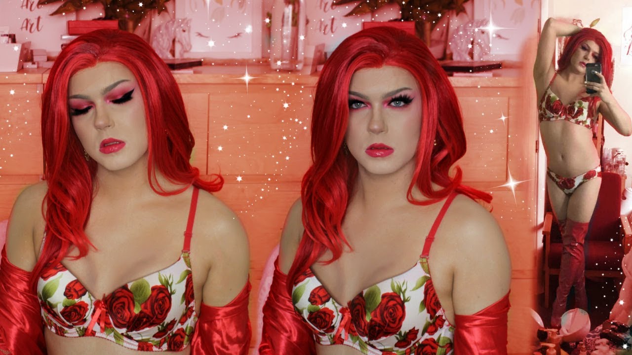Raunchy Red Makeup Tutorial - Drag Transformation | Rainbow Series
