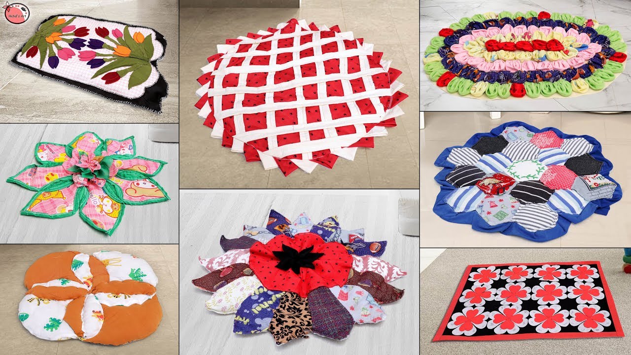 9 Stylish Doormat Ideas For Home !!! Handmade Things || Best Out of Waste