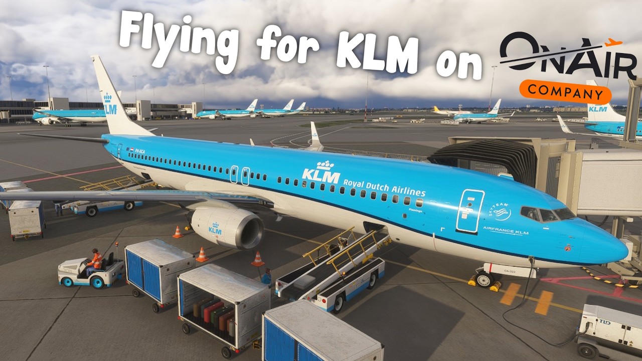 MSFS24 - Restarting our OnAir Career - Let's Fly for KLM - #1