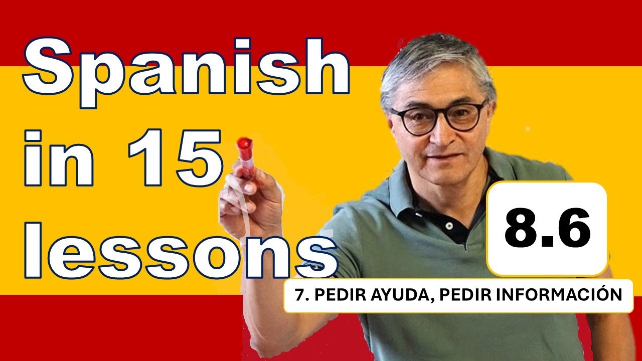 8.6 Spanish in 15 Lessons - Paco wears glasses.Paco lleva gafas.