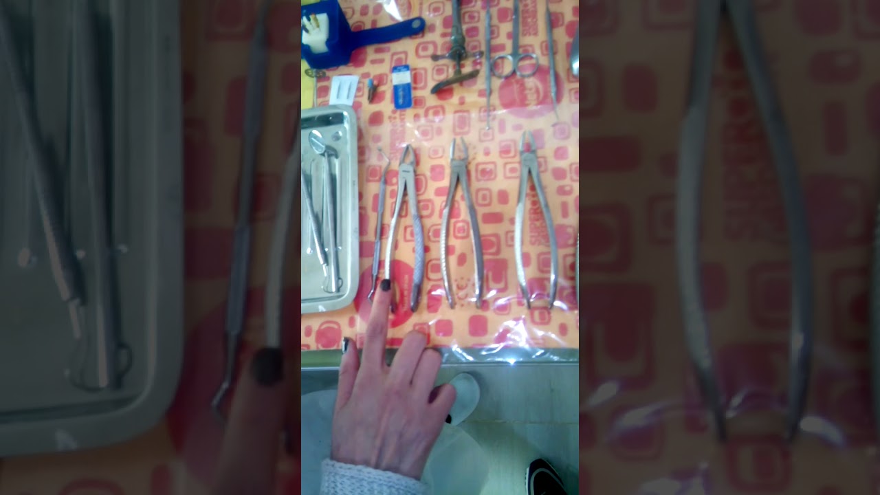 ادوات طبيب الاسنان ..خاص بطلبة سنة اولى طب وجراحة الاسنان
