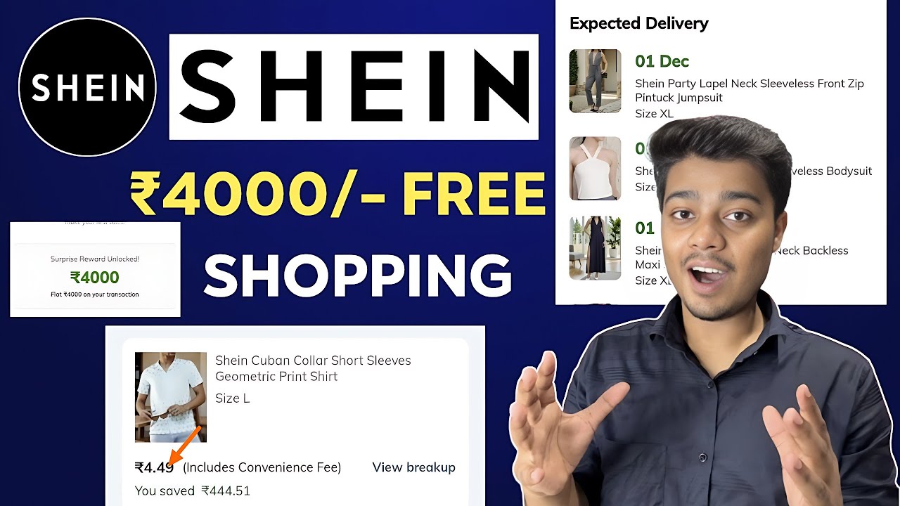 Shein ₹4000 Free Shopping | How To order Free Product From Shein | Shienvers free shopping offer