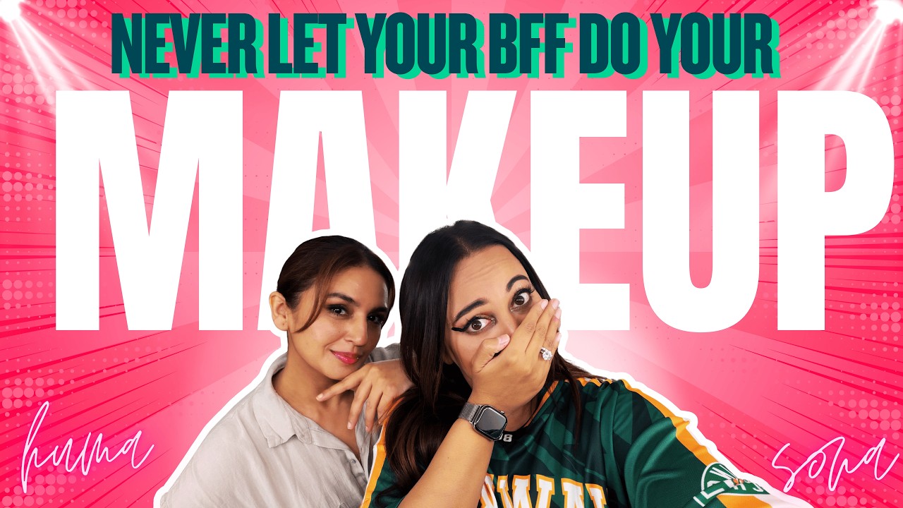 Cant believe she made me look like THIS!!!!! Ft. Huma Qureshi