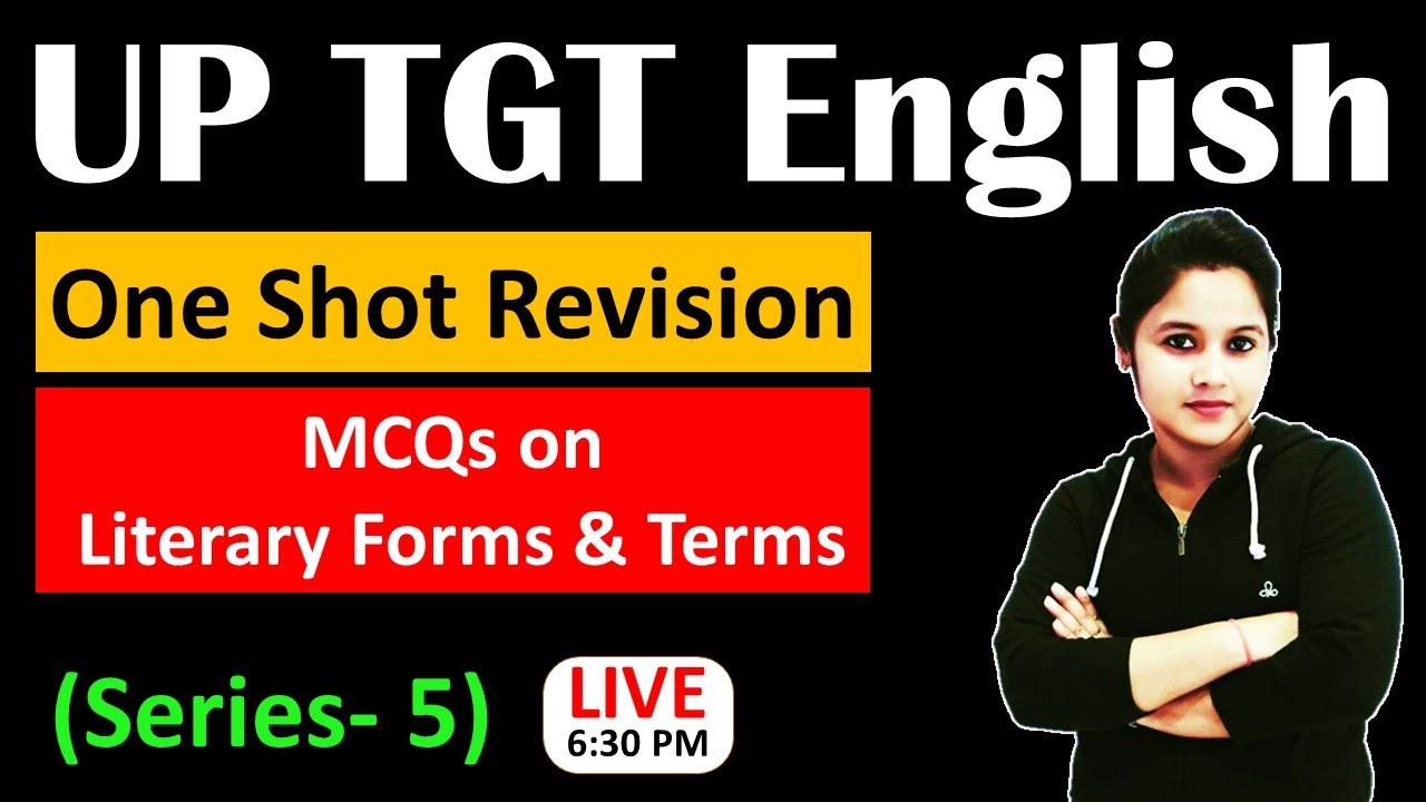 Literary Terms || Literary Terms and Forms in English Literature || Literary Terms for UP TGT