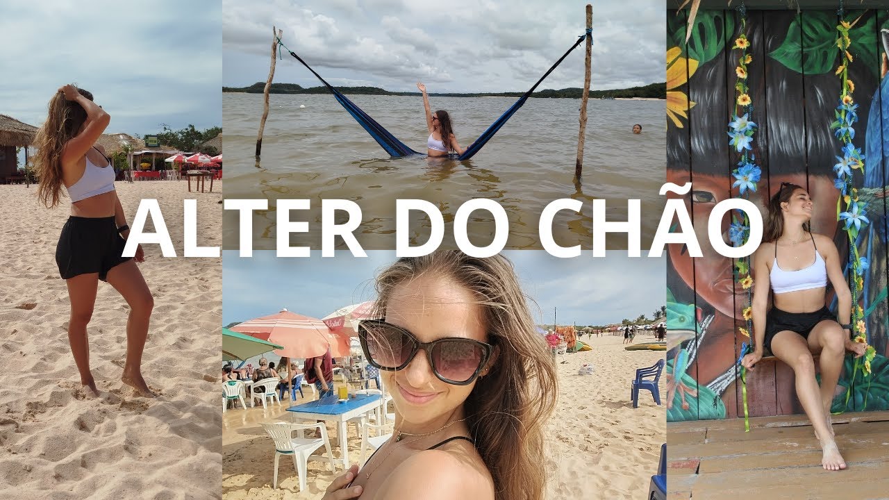 conheci a praia de água doce mais linda do mundo| Alter do Chão-PA
