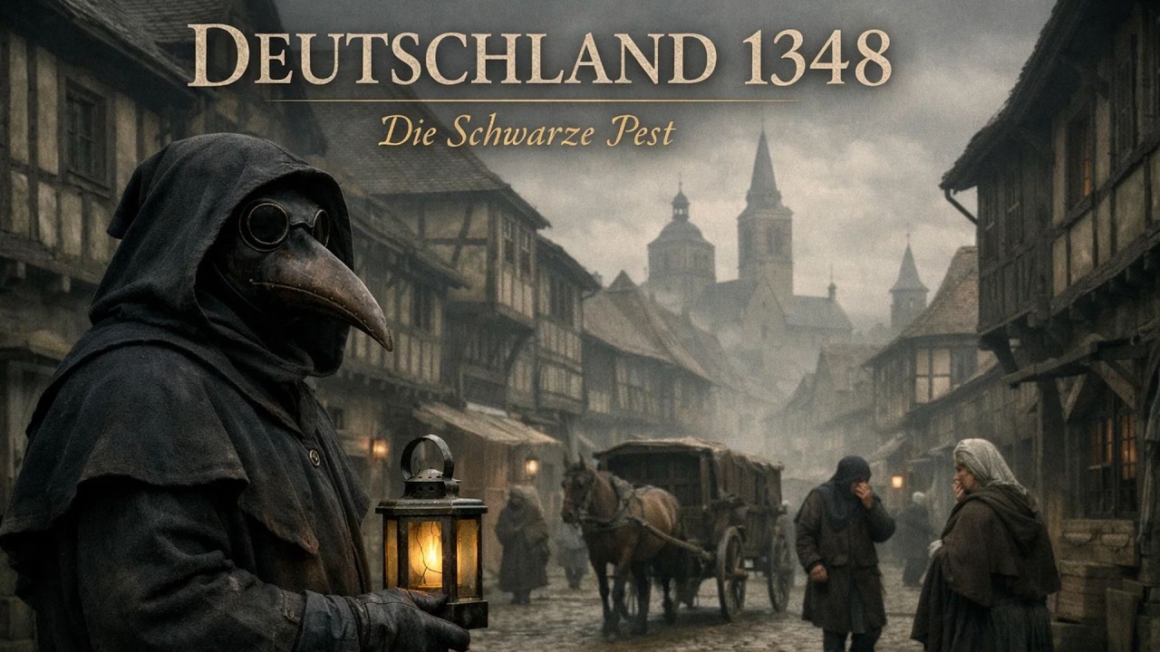 Wie die Schwarze Pest Deutschland im Jahr 1348 traf