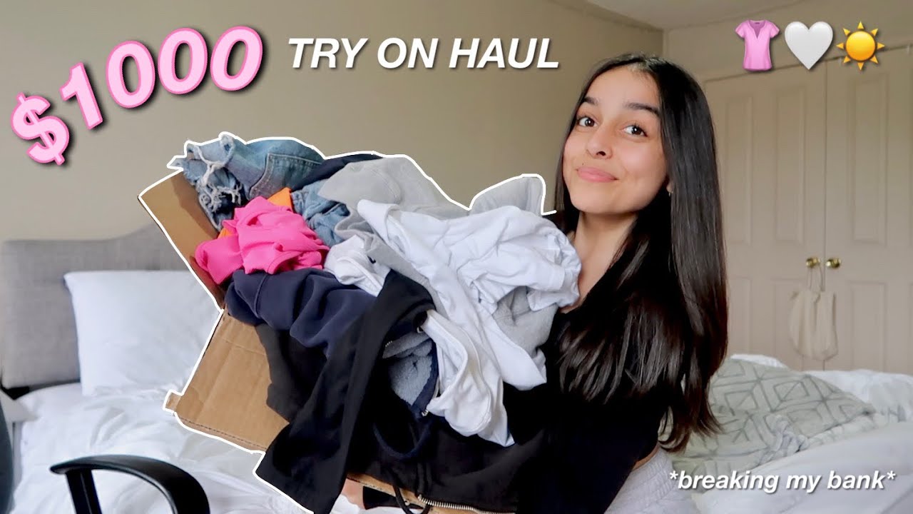 HUGE SUMMER CLOTHING TRY ON HAUL *$1000*