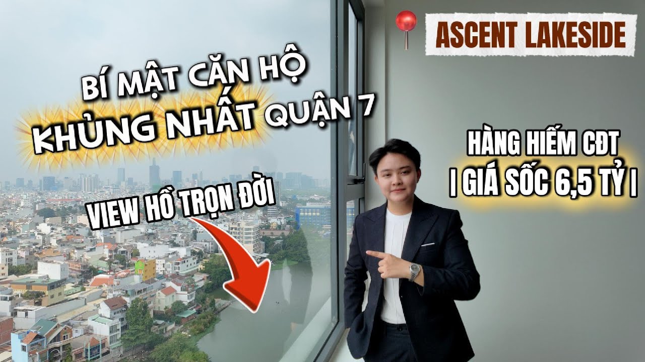 Ascent Lakeside | BÍ MẬT CĂN HỘ 2PN KHỦNG NHẤT QUẬN 7 - HÀNG HIẾM TỪ CĐT - VIEW HỒ TRỌN ĐỜI - 103M2